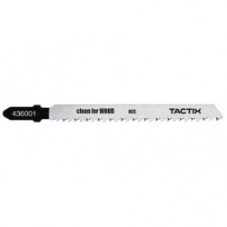 Plátky do priamočiarej píly na drevo 132 mm / 6TPI / 5 ks TACTIX (436017)
