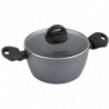Hrniec LAVA STONE 28 cm 7 l šedá