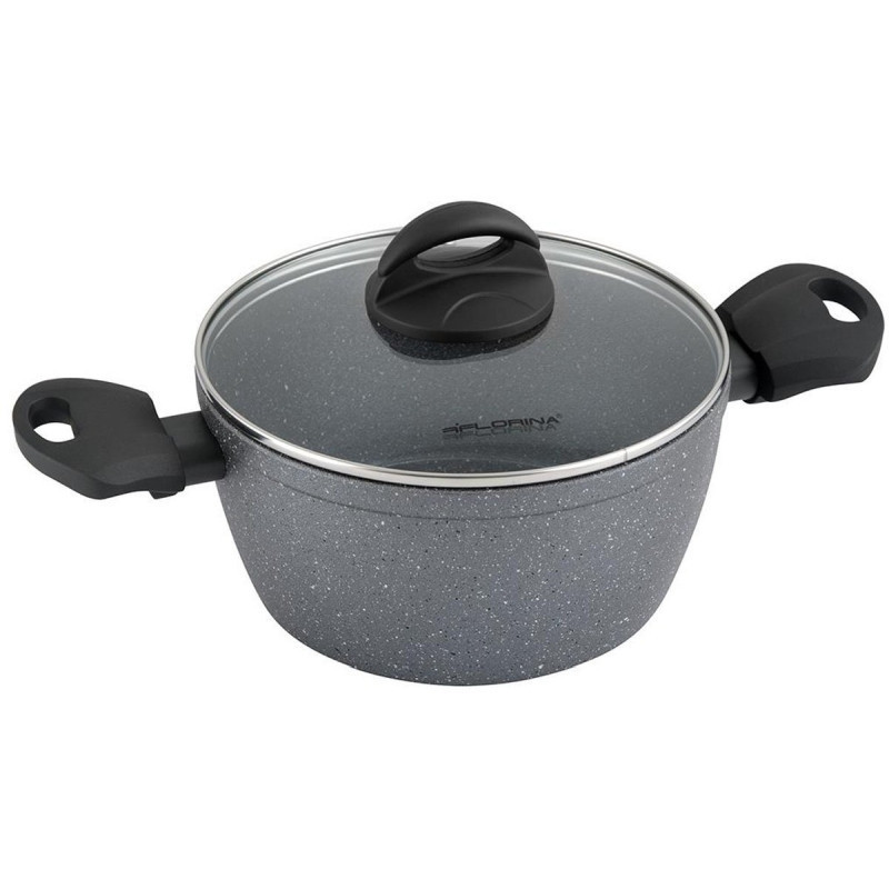Hrniec LAVA STONE 20 cm 2,4 l šedá Hrniec LAVA STONE 20 cm 2,4 l šedá
