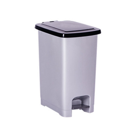 Kôš odpadkový s pedálom 10L šedý CK-4280