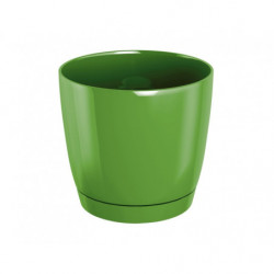 Kvetináč COUBI-P okrúhly zelený 15,5 cm