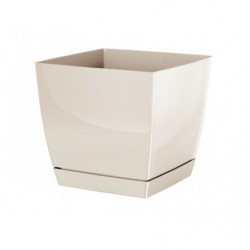 Kvetináč COUBI-P štvorec krémový 15,5 cm