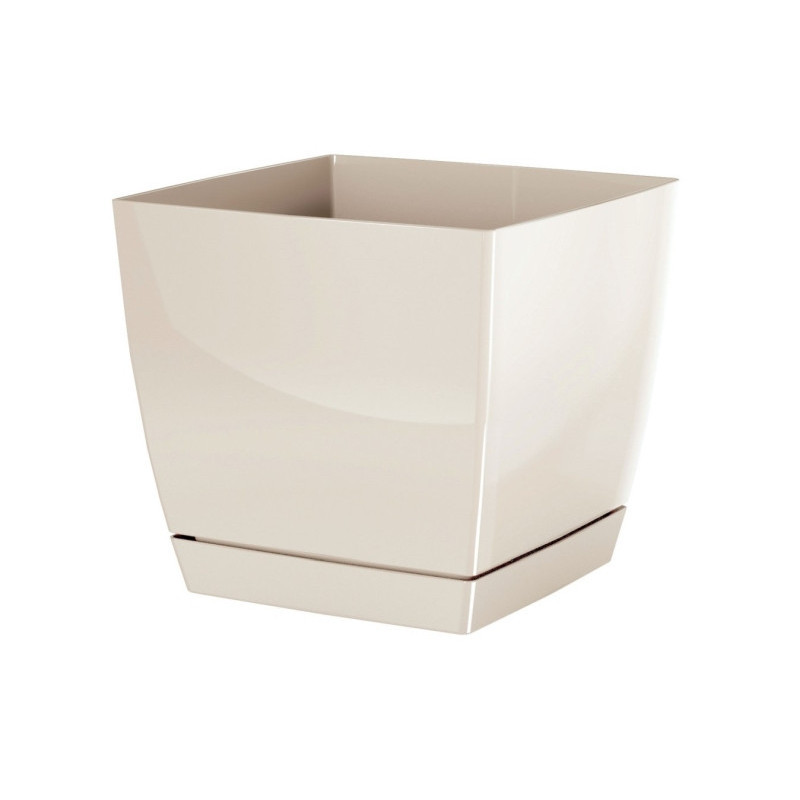 Kvetináč COUBI-P štvorec krémový 15,5 cm Kvetináč COUBI-P štvorec krémový 15,5 cm