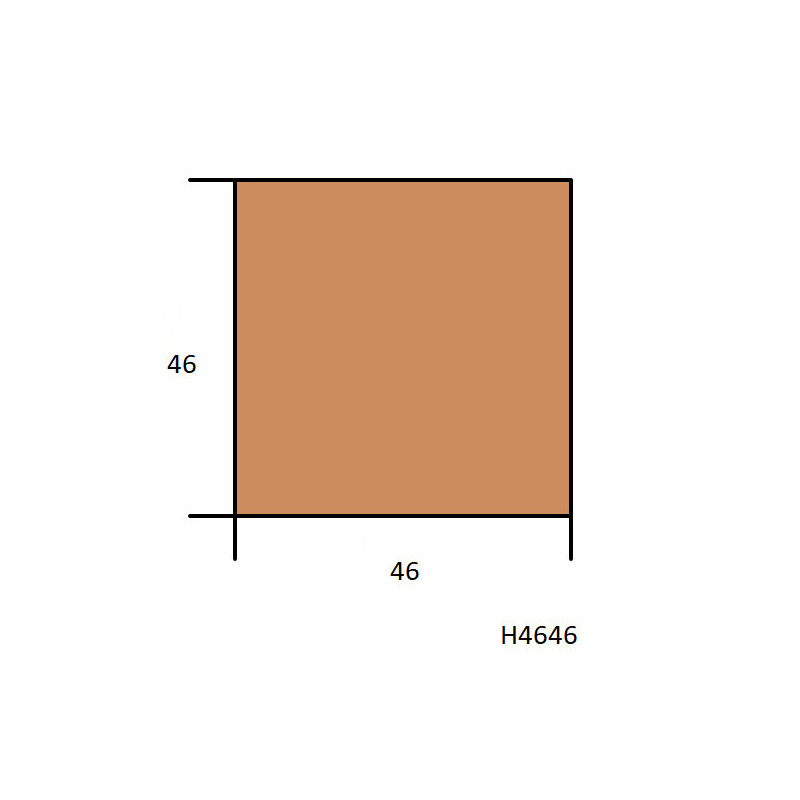 Hranol H4646 46x46x2000 mm Hranol H4646 46x46x2000 mm