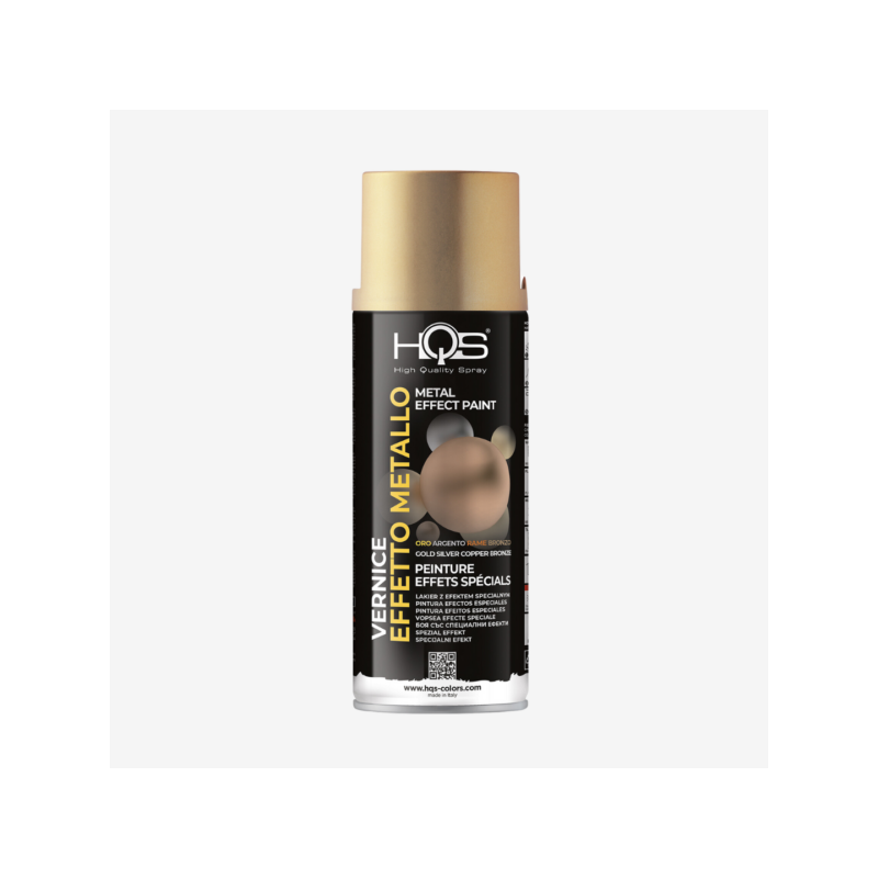 Farba v spreji s metalickým efektom HQS bronz 400ml