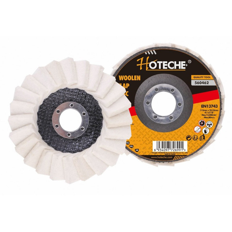 Kotúč leštiaci lamelový 115x22.23 mm HOTECHE HT560462 Kotúč leštiaci lamelový 115x22.23 mm HOTECHE HT560462