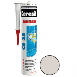 Silikón sanitárny Ceresit CS 25 silver 280 ml