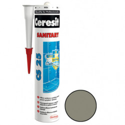Silikón sanitárny Ceresit CS 25 antracit 280 ml