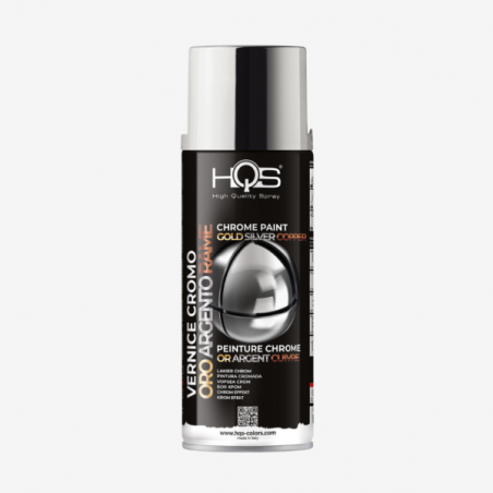 Farba v spreji chrómový efekt HQS strieborný 400ml