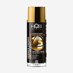 Farba v spreji chrómový efekt HQS zlatý 400ml