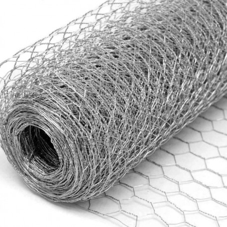 Pletivo chovateľské 1x25m, oko 13mm, 0,7mm Zn