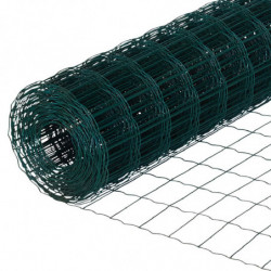 Pletivo zvárané 1,2x25m PVC 2,0/2,5mm oko 50x60mm RAL6005