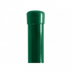 Stĺpik plotový poplastovaný 1,25x48mmx2250 mm Zn+PVC  RAL6005+čiapočka
