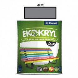 Farba Ekokryl Lesk 0110 (šedá tmavá) 0,6 l
