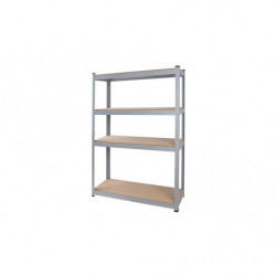 Regál 4-policový oceľ-drevotrieska 760x305x1525 mm TACTIX (329103)